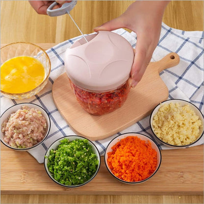 4-Blade Manual Food Chopper